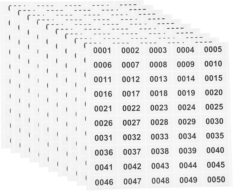 Gadpiparty 20 Sheets Self Adhesive Labels for Warehouse Inventory Management Organizing Bins Toolboxes - Image 2